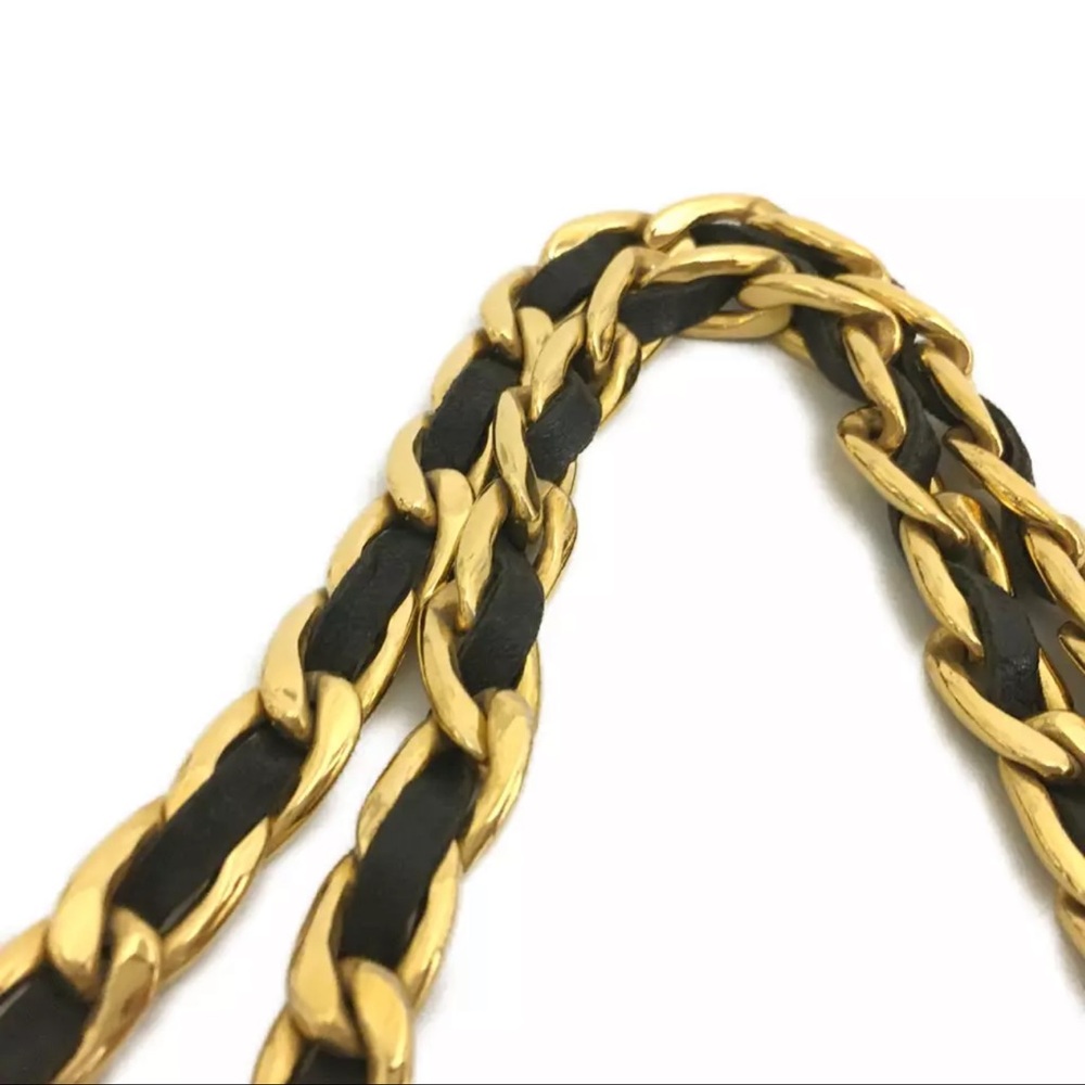 AUTH Chanel CC Chain Belt Black - Picture 5 of 7